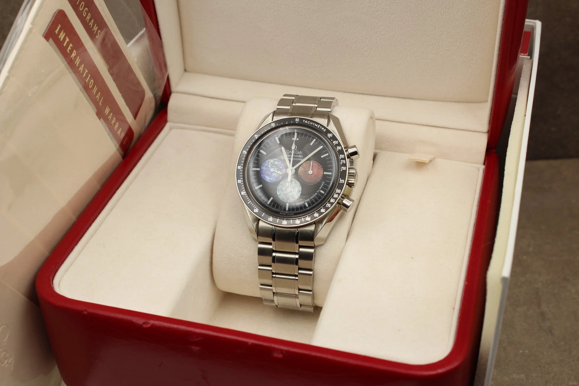 Omega Speedmaster Professional 3577.50.00 'From the Moon to Mars' Prestige Time – chronographe légendaire, acier 42 mm, livré complet (boîte et documents)6