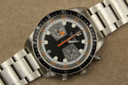 Montre Tudor Heritage Chrono pour homme en acier, modèle emblématique vendu par prestigeandtime.com, présentée en occasion authentique avec full set, idéale pour collection ou investissement horloger.