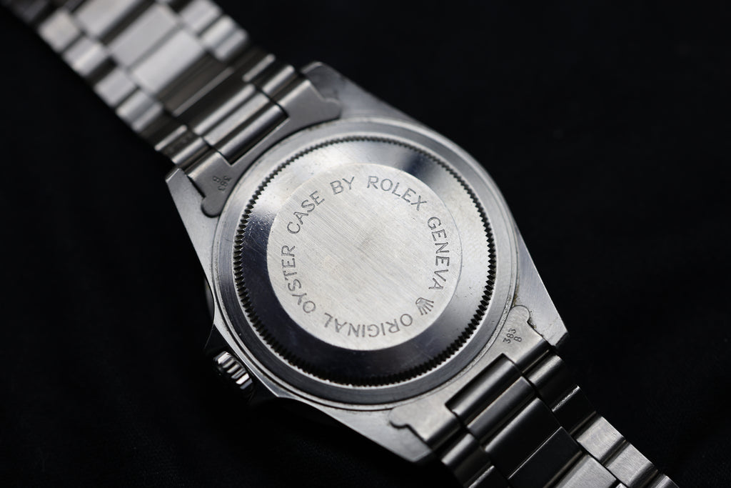 Rolex Submariner collectionneur cadran tritium d’époque avec couronne Rolex et fond de boîte authentique